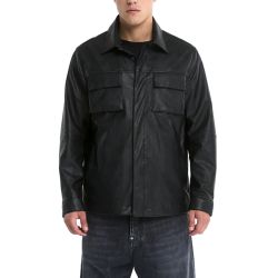 Ανδρικό Overshirt Μαύρο Royal Denim BRAGA5141-BLACK