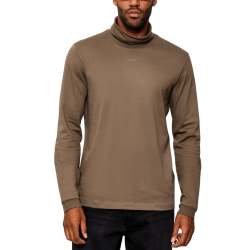 Ανδρικό Daporollo Μακρυμάνικο T-Shirt Καφέ Hugo 50547372-032