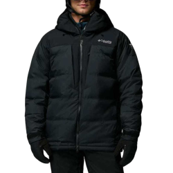 Ανδρικό Glacier Ridge Down Μπουφάν Μαύρο Columbia 2134761-010