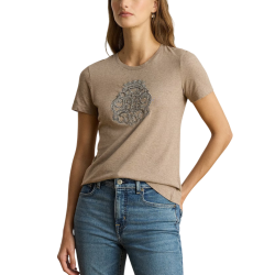 Γυναικείο Katlin T-shirt Μπεζ Ralph Lauren 200980286001-BEIGE HTR