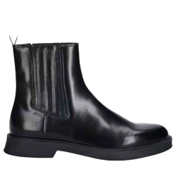 Ανδρικά Δερμάτινα Lenner Μποτάκια Μαύρα Hugo 50552567-001