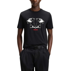 Ανδρικό Dobero T-shirt Μαύρο Hugo 50542734-001