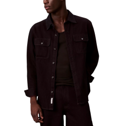 Ανδρικό 90s Merlot Overshirt Μαύρο Calvin Klein LV04RD744G-01D