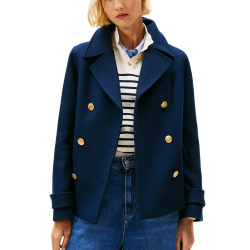 Γυναικείο Παλτό Navy Μπλε Tommy Hilfiger WW0WW47281-C1G