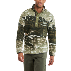 Ανδρικό Helvetia II Printed Half Snap Fleece Χακί Columbia 2098461-349