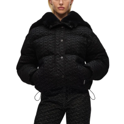 Γυναικείο Puffer Μπουφάν Μαύρο Karl Lagerfeld A4W15042-2ET