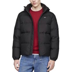 Ανδρικό Μπουφάν Μαύρο Tommy Jeans DM0DM19786-BDS