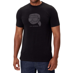 Ανδρικό T-shirt Μαύρο Karl Lagerfeld 755032 554221-990