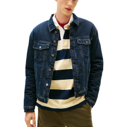Ανδρικό Ryan Τζιν Μπουφάν Navy Μπλε Tommy Jeans DM0DM21970-1BK