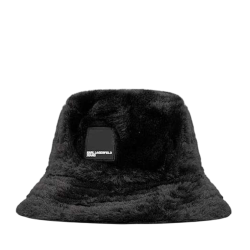 Γυναικείο Faux Fur Bucket Καπέλο Μαύρο Karl Lagerfeld Jeans A4W33078-999 BLACK