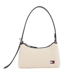 Γυναικεία Sherpa Τσάντα Ώμου Μπεζ Tommy Jeans AW0AW18011-YBH