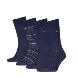 Ανδρικό Σετ Κάλτσες 4 Τεμαχίων Navy Μπλε Tommy Hilfiger 701235375-001 NAVY
