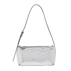 Γυναικεία Metallic Τσάντα Ώμου Ασημί Tommy Jeans AW0AW18009-0IN