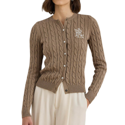 Γυναικεία Ralhan Πλεκτή Ζακέτα Καφέ Ralph Lauren 200932225012-250