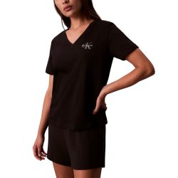Γυναικείο Σετ T-shirt 2 Τεμαχίων Μαύρα Calvin Klein LV047C906G-001