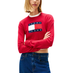 Γυναικείο Πουλόβερ Κόκκινο Tommy Jeans DW0DW21690-XJP