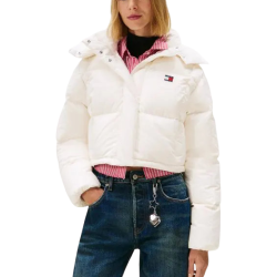Γυναικείο Alaska Μπουφάν Εκρού Tommy Jeans DW0DW21624-YBH