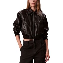 Γυναικείο Bomber Μπουφάν Μαύρο Calvin Klein LV047C518G-UB1