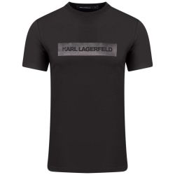 Ανδρικό T-shirt Μαύρο Karl Lagerfeld 755035 554221-990