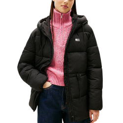 Γυναικείο Μπουφάν Μαύρο Tommy Jeans DW0DW21626-BDS