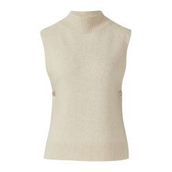 Γυναικεία Αμάνικη Πλεκτή Μπλούζα Μπεζ S.Oliver 2168038-81W9