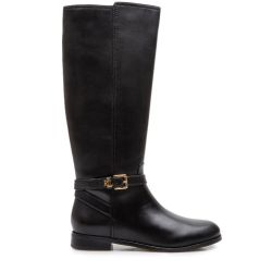 Γυναικείες Δερμάτινες Brooke II Μπότες Μαύρες Ralph Lauren 802967769001-BLACK