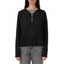 Γυνακείο Φούτερ Μαύρο S.Oliver 2170102-9999