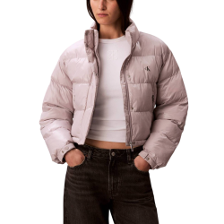 Γυναικείο Puffer Μπουφάν Γκρι Calvin Klein LV047D504G-QJL