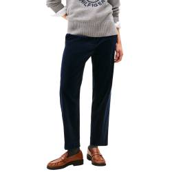 Γυναικείο Κοτλέ Παντελόνι Navy Μπλε Tommy Hilfiger WW0WW46698-C1G