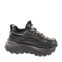 Γυναικεία Manhatten Sneakers Μαύρα Buffalo BUF1636548-BLACK