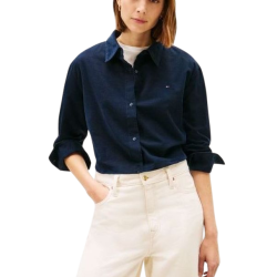 Γυναικείο Κοτλέ Πουκάμισο Navy Μπλε Tommy Hilfiger WW0WW46850-C1G