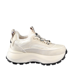Γυναικεία Manhatten Sneakers Μπεζ Buffalo BUF1636547-CREAM