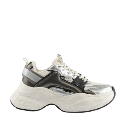 Γυναικεία Yuno Sneakers Ασημί Buffalo BUF1636568-SILVER