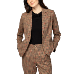 Γυναικείο Graven Σακάκι Καφέ Heavy Tools T88001-CHECKED