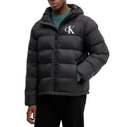 Ανδρικό Monogram Μπουφάν Μαύρο Calvin Klein LV04RD528G-UB1
