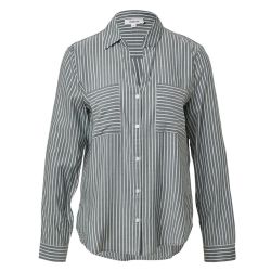 Γυναικείο Ριγέ Πουκάμισο Γκρι S.Oliver 2173585-69G9