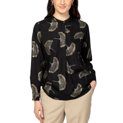 Γυναικεία Rebaw25 Πουκαμίσα Μαύρη Heavy Tools T40027-GINKGO