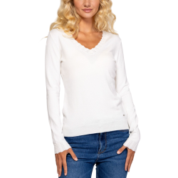 Γυναικείο Hofliw25 Πουλόβερ Λευκό Heavy Tools T53022-ECRU