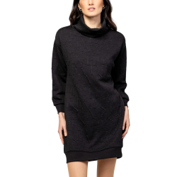 Γυναικείο Μακρυμάνικο Vienew25 Φόρεμα Μαύρο Heavy Tools T12020-BLACK