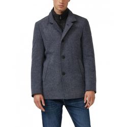 Ανδρικό Παλτό Μπλε S.Oliver 2167367-58W0