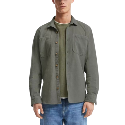 Ανδρικό Κοτλέ Πουκάμισο Λαδί S.Oliver 2170384-7929