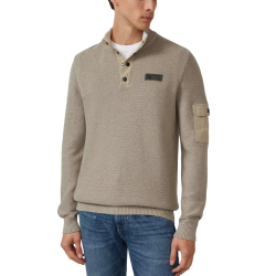 Ανδρικό Πουλόβερ Μπεζ S.Oliver 2169511-80W0