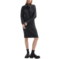 Γυναικείο Πλεκτό Φόρεμα Γκρι S.Oliver 2172039-98W0