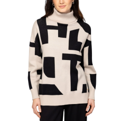 Γυναικείο Hallare Ζιβάγκο Πουλόβερ Μπεζ Heavy Tools T53052-LETTERS