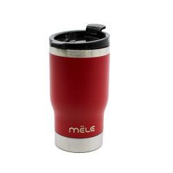 Ποτήρι Θερμός 360ml Με Ανοιχτήρι Κόκκινο Mele M400-RED
