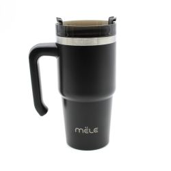 Ποτήρι Θερμός 600ml Μαύρο Mele M200-BLACK