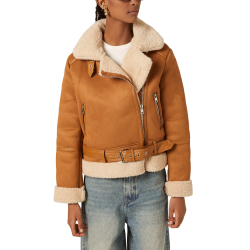 Γυναικείο Μπουφάν Καφέ Alcott GB0202DOAX15-TOBACCO