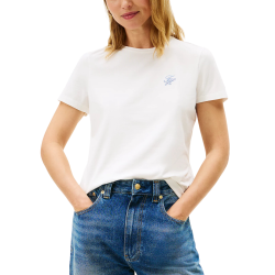 Γυναικείο T-shirt Λευκό Tommy Hilfiger WW0WW47809-YBL