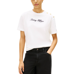 Γυναικείο T-shirt Λευκό Tommy Hilfiger WW0WW47819-YBL