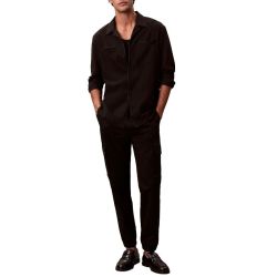 Ανδρικό Skinny Cargo Παντελόνι Μαύρο Calvin Klein LV04RD608G-UB1